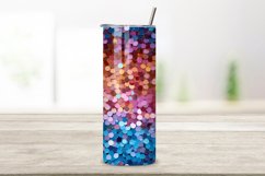 Celestial Spectrum Sparkle Tumbler wrap, Seamless Wrap PNG Product Image 2