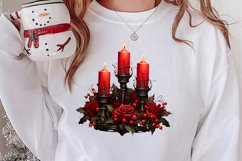 Gothic Christmas Clipart Sublimation, Gothic Christmas Product Image 2