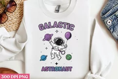 Galactic Astronaut PNG, Astronaut Sublimation PNG Product Image 2