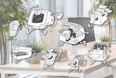 Office items doodles Product Image 2