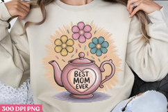Floral Mama Mom Sublimation PNG Product Image 3