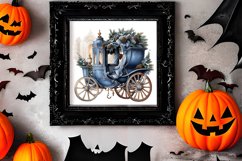 Blue Christmas Watercolor Clipart Sublimation Product Image 2