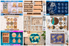 Office Mega Bundle Laser Cut | Office Decor and Supplies SVG Product Image 4