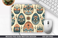 Mouse Pad Sublimation, Easter Bunny Mouse Pad PNG Design Product Image 1