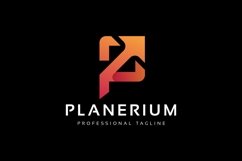 Planerium P Letter Arrow Logo Product Image 3
