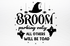 Farmhouse Halloween Round Sign Svg Product Image 2