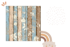 Rustic Pillow Template, Floral Pillow Case Sublimation Product Image 2