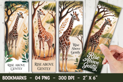 Giraffe Bookmark Sublimation Product Image 1