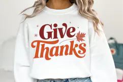 Give Thanks Svg | Thanksgiving Svg | Shirt Svg Product Image 1