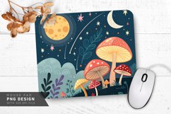 Magical Cosmic Landscape Mouse Pad PNG Design Product Image 1