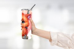 Watercolor Birds Tumbler Warp Design Product Image 2