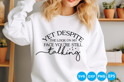 Sarcastic quotes SVG Design, Funny quotes svg design Product Image 2