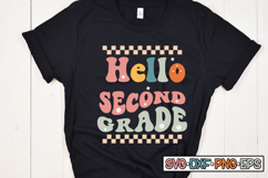 Hello Second grade SVG Design, Back to school Product Image 3