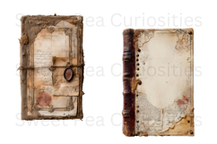 Books, Ephemera, PNG, Junk Journal, Vintage, clipart 2 Product Image 2