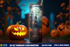 Halloween Tumbler Sublimation Wraps, Tumbler Halloween Product Image 2