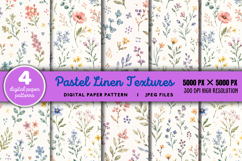 Pastel Linen Textures JPG Product Image 1