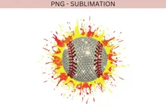 Baseball png design for T-shirts Product Image 3