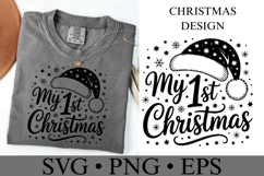 My 1st Christmas Svg | Christmas svg | Shirt Svg Product Image 2