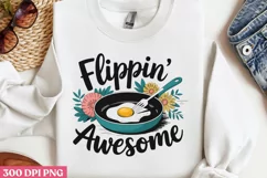 Flippin Awesome PNG, Kitchen Quotes Clipart PNG Product Image 3