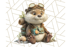 Tiny Explorers Clipart PNG, Animal Adventure PNG Product Image 2