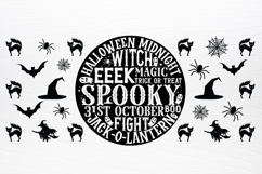 Halloween Round Can glass SVG Product Image 2