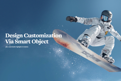 Snowboard Mockup Product Image 2