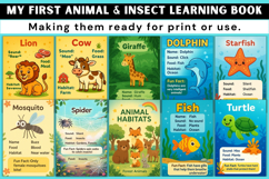 My First Animal &amp; Insect Learning Book Product Image 2