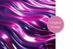 Purple Tumbler Sublimation Design, Holographic Tumbler Wrap Product Image 2