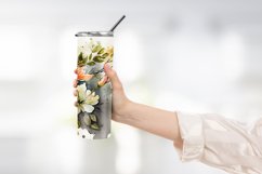 Spring floral tumbler wrap sublimation Product Image 2