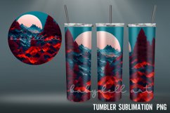 3D Tumbler Wrap | 3D paper collage 20 OZ Tumbler Sublimation Product Image 2