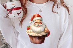 Christmas Cupcake Collection, Christmas Cupcake Clipart Product Image 2