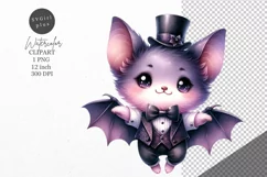 Halloween clipart, Bat clipart, Kids Halloween Product Image 1