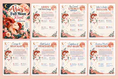 The Aries Full Moon Reset Workbook Kdp interiors Product Image 2