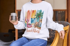 Beach Vibes &amp; Brush Strokes Summer Splash PNG Pack Product Image 2