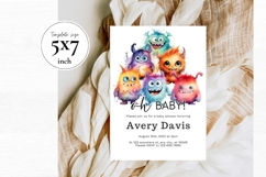 Baby Shower Invitation Template 207 Product Image 2
