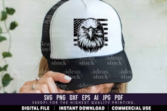 Eagle with USA Flag. Patriotic. Independence Day. 4th July. Product Image 2