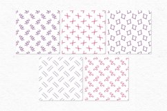 Cute watercolor doodle papers with symmetrical pattern Product Image 2