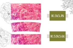 Pink Tumbler Sublimation, Pink 40 Oz Tumbler Wrap Product Image 2