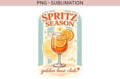 Spritz Season PNG Sublimation | Aperol Cocktail Summer Product Image 2