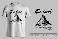 The Lord is My Rock T-Shirt Design Product Image 1