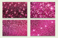 Bright Pink Glitter Cutting Boards sublimation Design Product Image 2