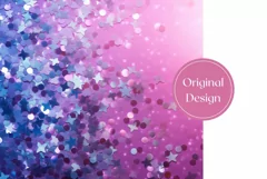 Glitter Tumbler Sublimation, Ombre Tumbler Template Product Image 2