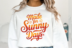 Made for Sunny Days Svg | Svg Files for Cricut | Shirt Svg Product Image 3