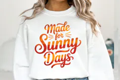 Made for Sunny Days Svg | Svg Files for Cricut | Shirt Svg Product Image 3