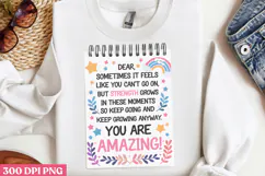 Daily Reminder PNG, Daily Reminder Sublimation PNG Product Image 3