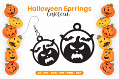 Halloween Earrings Laser Cut Product Image 1