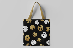 Gold White Dots Digital Paper Product Image 2