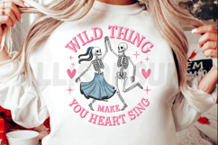 Wild Thing You Make My Heart Sing Sublimation PNG Product Image 2