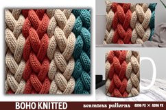 Boho Knitted Seamless Patterns Product Image 1