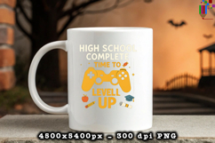 High School Complete Time to Level Up Gamer Graduation Product Image 3